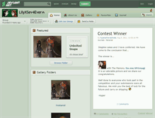 Tablet Screenshot of lilyxsev4ever.deviantart.com