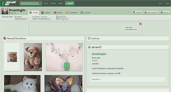 Desktop Screenshot of dreamingon.deviantart.com