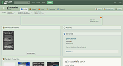 Desktop Screenshot of gfx-tutorials.deviantart.com