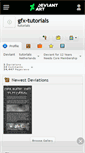 Mobile Screenshot of gfx-tutorials.deviantart.com
