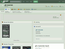 Tablet Screenshot of gfx-tutorials.deviantart.com