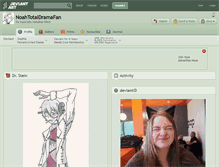 Tablet Screenshot of noahtotaldramafan.deviantart.com