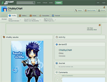 Tablet Screenshot of chubbychan.deviantart.com