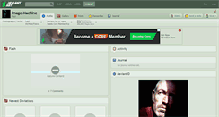Desktop Screenshot of image-machine.deviantart.com