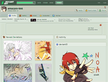 Tablet Screenshot of emocore-666.deviantart.com