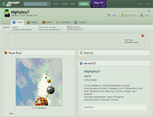 Tablet Screenshot of mightyboy7.deviantart.com