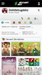Mobile Screenshot of do0dlebugdebz.deviantart.com