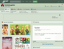 Tablet Screenshot of do0dlebugdebz.deviantart.com
