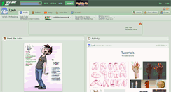 Desktop Screenshot of lou0.deviantart.com