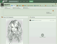 Tablet Screenshot of marcel19.deviantart.com