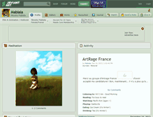 Tablet Screenshot of mabiala.deviantart.com