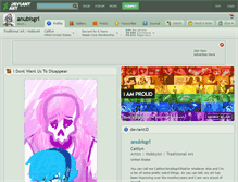Tablet Screenshot of anubisgrl.deviantart.com