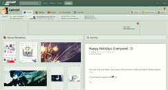 Desktop Screenshot of calintzk.deviantart.com