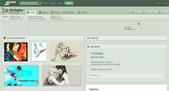 Desktop Screenshot of clicktoplay.deviantart.com