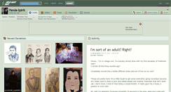Desktop Screenshot of panda-spirit.deviantart.com
