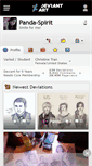 Mobile Screenshot of panda-spirit.deviantart.com