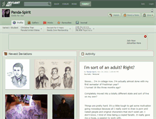 Tablet Screenshot of panda-spirit.deviantart.com
