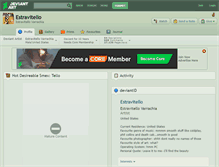 Tablet Screenshot of estravitello.deviantart.com