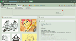 Desktop Screenshot of kazekage-gaara-666.deviantart.com