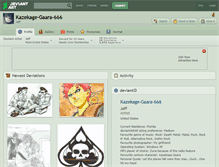 Tablet Screenshot of kazekage-gaara-666.deviantart.com