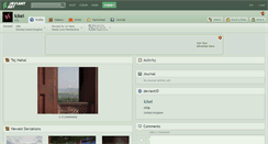 Desktop Screenshot of ickel.deviantart.com