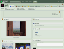 Tablet Screenshot of ickel.deviantart.com