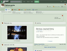 Tablet Screenshot of fabioacuarela.deviantart.com