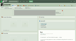 Desktop Screenshot of emilyangel.deviantart.com