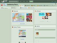 Tablet Screenshot of canderemy-fans.deviantart.com