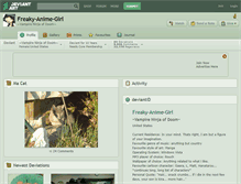 Tablet Screenshot of freaky-anime-girl.deviantart.com