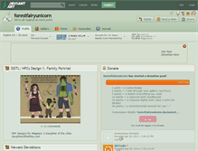 Tablet Screenshot of forestfairyunicorn.deviantart.com