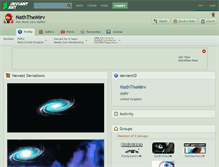 Tablet Screenshot of naththemirv.deviantart.com