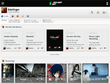 Tablet Screenshot of bdellinger.deviantart.com