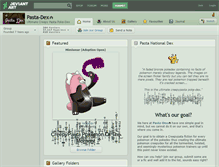 Tablet Screenshot of pasta-dex.deviantart.com