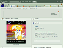 Tablet Screenshot of gospel.deviantart.com