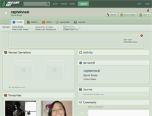 Tablet Screenshot of captainneal.deviantart.com