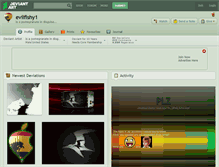 Tablet Screenshot of evilfishy1.deviantart.com
