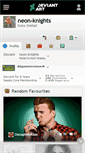 Mobile Screenshot of neon-knights.deviantart.com