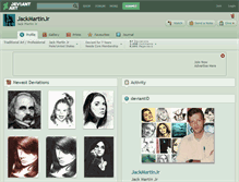 Tablet Screenshot of jackmartinjr.deviantart.com