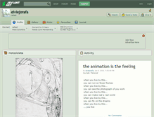 Tablet Screenshot of elviejorafa.deviantart.com