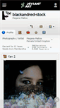 Mobile Screenshot of blackandred-stock.deviantart.com