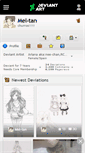 Mobile Screenshot of mel-tan.deviantart.com