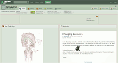 Desktop Screenshot of iamsquirrel.deviantart.com