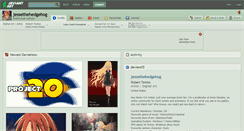 Desktop Screenshot of jessethehedgehog.deviantart.com