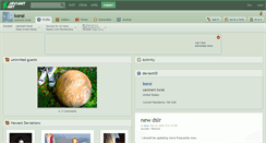 Desktop Screenshot of koral.deviantart.com