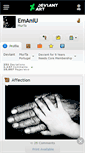 Mobile Screenshot of emaniu.deviantart.com