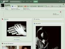 Tablet Screenshot of emaniu.deviantart.com