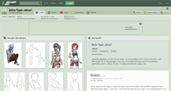 Desktop Screenshot of beta-type-jakuri.deviantart.com