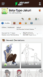 Mobile Screenshot of beta-type-jakuri.deviantart.com