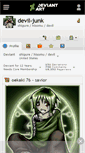 Mobile Screenshot of devil-junk.deviantart.com